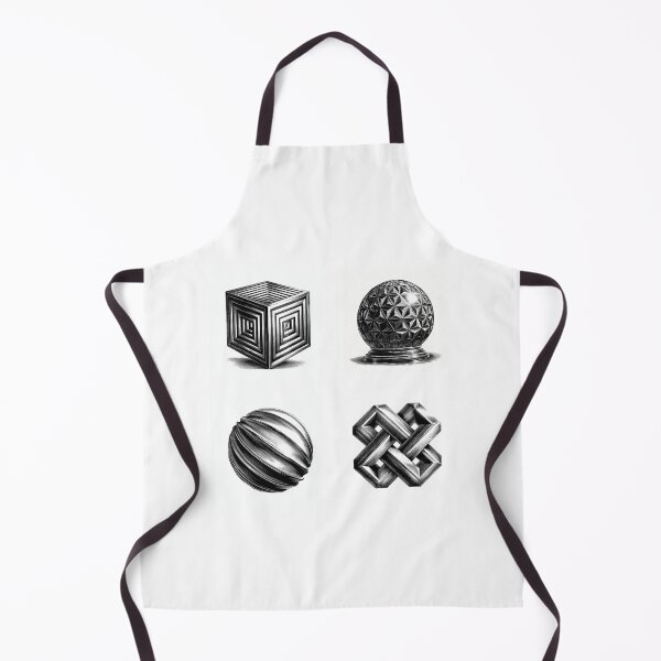 Item preview, 2x2 Geometric Black and White Shapes designed and sold by nikoart001.