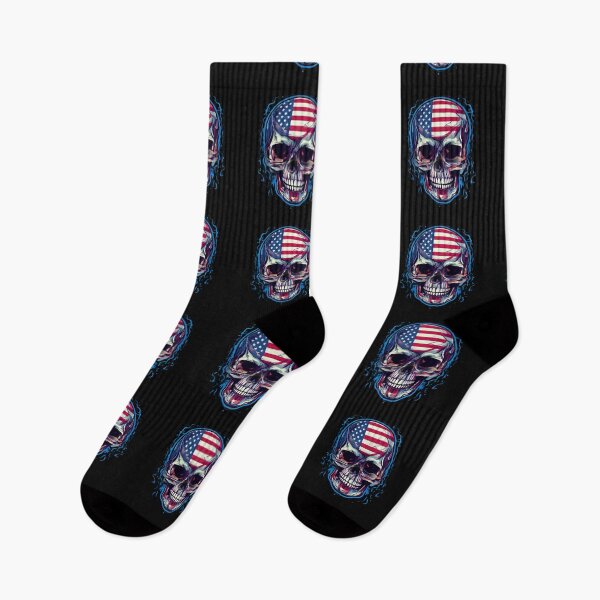 Item preview, Skull United States Flag Artwork designed and sold by Planetporridge.
