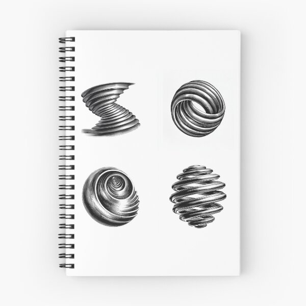 Item preview, 2x2 Intricate Monochrome Spiral Designs designed and sold by nikoart001.