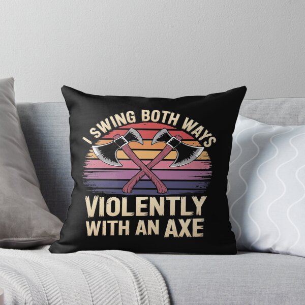 Item preview, Bisexual I Swing Both Ways Axe Bi Pride Flag LGBTQ Men  designed and sold by lilLilaBatArt.