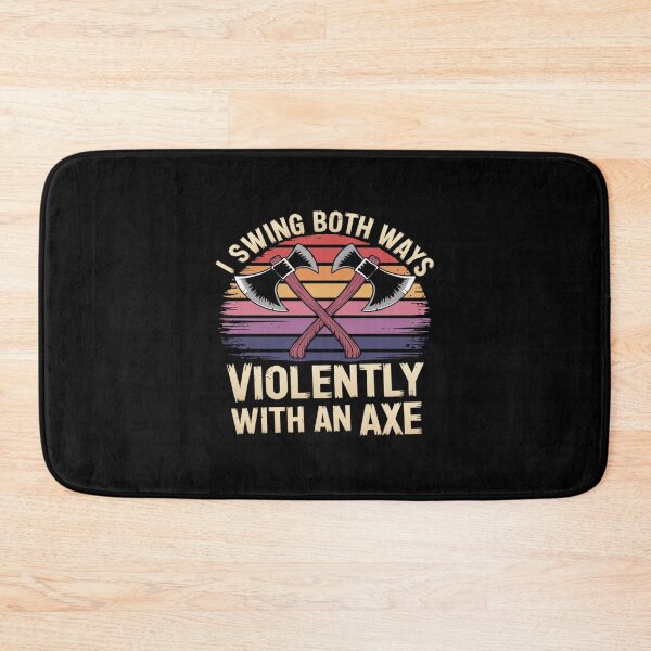 Item preview, Bisexual I Swing Both Ways Axe Bi Pride Flag LGBTQ Men  designed and sold by lilLilaBatArt.