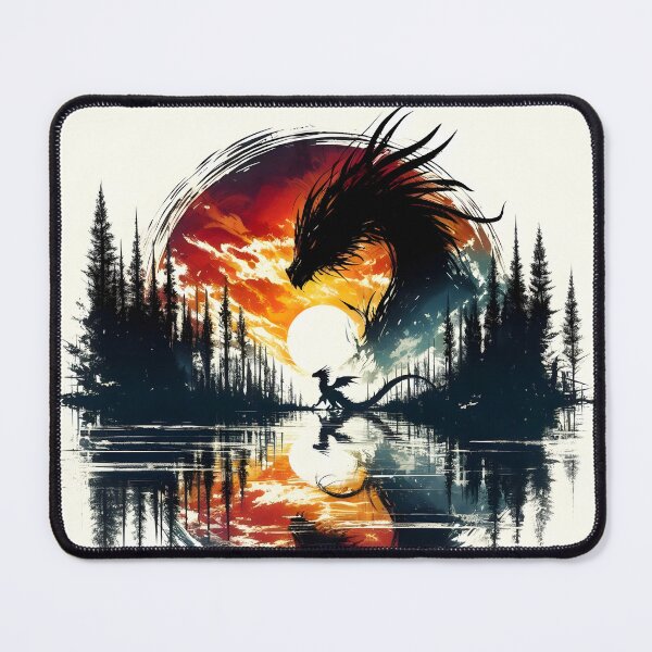 Item preview, Dragon Reflection, Ai Generated Art  designed and sold by ACC .