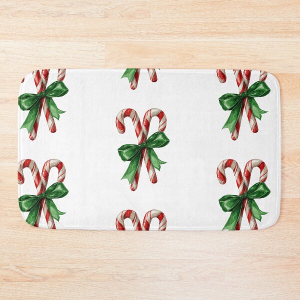 Item preview, Candy canes with a green ribbon bow designed and sold by MendaciousMina.