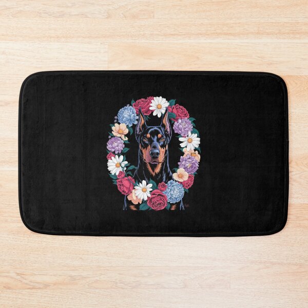 Item preview, Doberman Mom Floral for Women Dog Lovers designed and sold by MicanCuteStore.