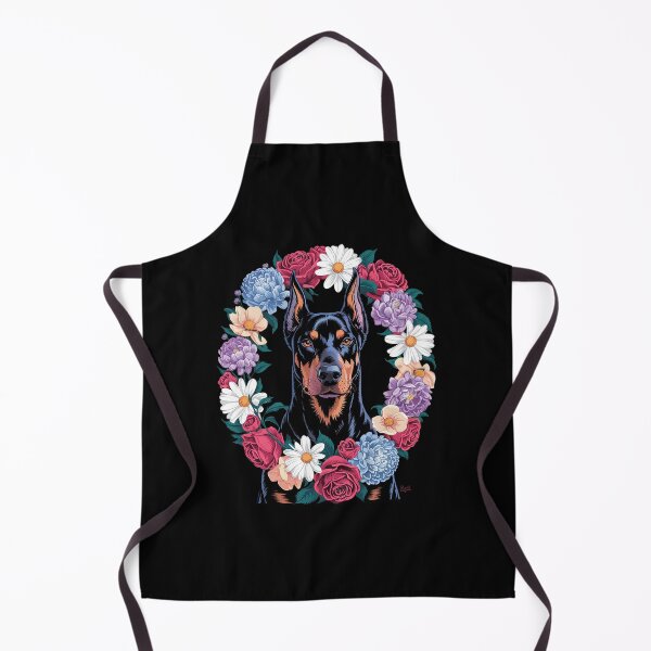 Item preview, Doberman Mom Floral for Women Dog Lovers designed and sold by MicanCuteStore.