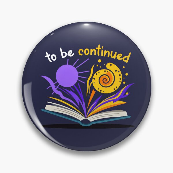 Item preview, To Be Continued Book Design with Abstract Shapes and Pause-Resume Reading Theme designed and sold by SplashTastic.