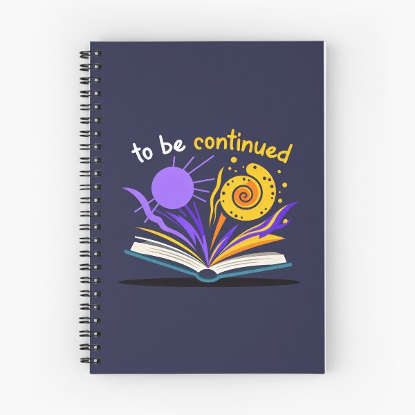Item preview, To Be Continued Book Design with Abstract Shapes and Pause-Resume Reading Theme designed and sold by SplashTastic.