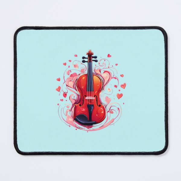 Item preview, Violin and Hearts designed and sold by Planetporridge.