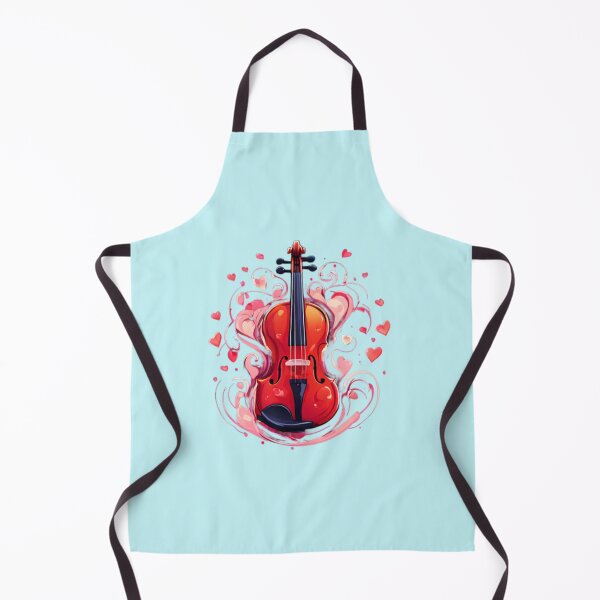 Item preview, Violin and Hearts designed and sold by Planetporridge.