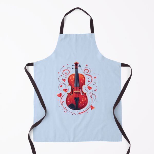 Item preview, Hearts and Violin designed and sold by Planetporridge.