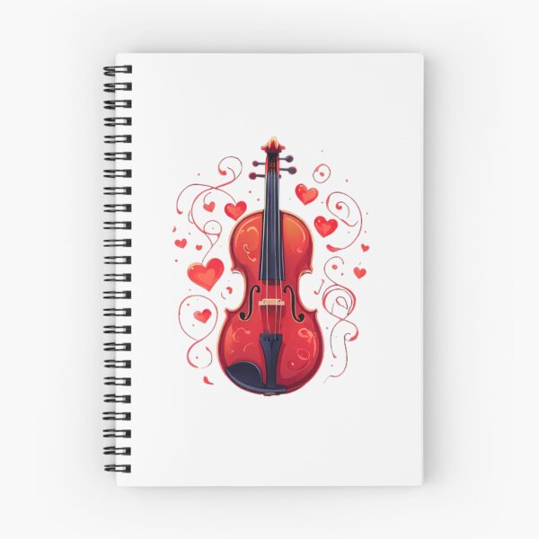 Item preview, Violin and Hearts Design designed and sold by Planetporridge.
