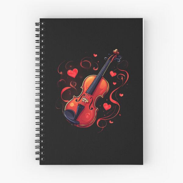 Item preview, Violin and Hearts art designed and sold by Planetporridge.