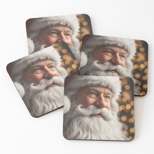 Item preview, Close-up Portrait of Santa Claus with Sparkle Beard designed and sold by homydesign.