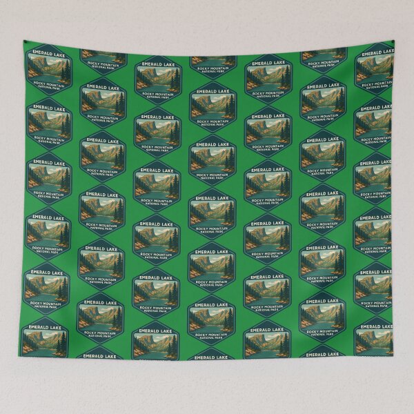 Item preview, Emerald Lake Rocky Mountain National Park designed and sold by Broken Antler Designs .