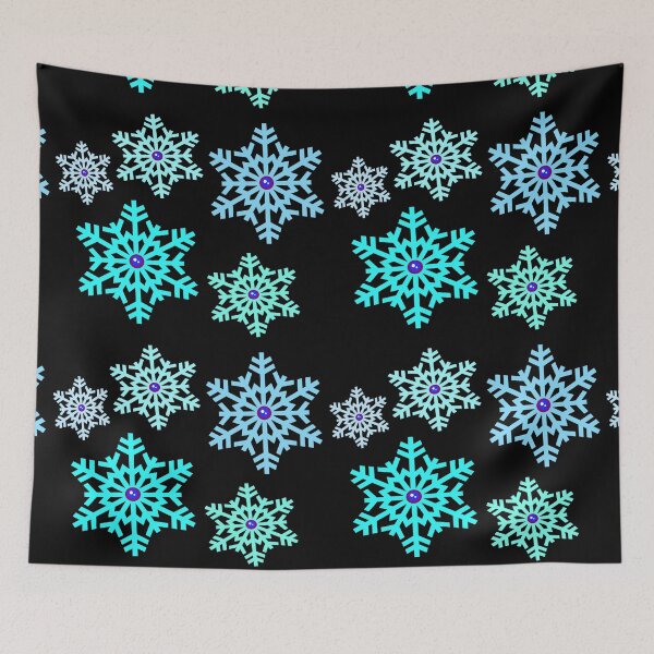 Item preview, Blue snowflakes designed and sold by ArthureCendre.