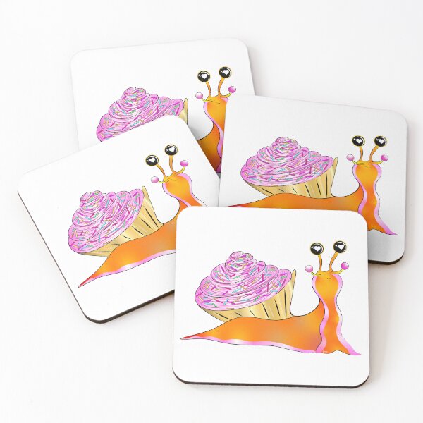 Item preview, Pinkle Sprinkle - The Cupcake Snail  designed and sold by Uniq1.Arts.