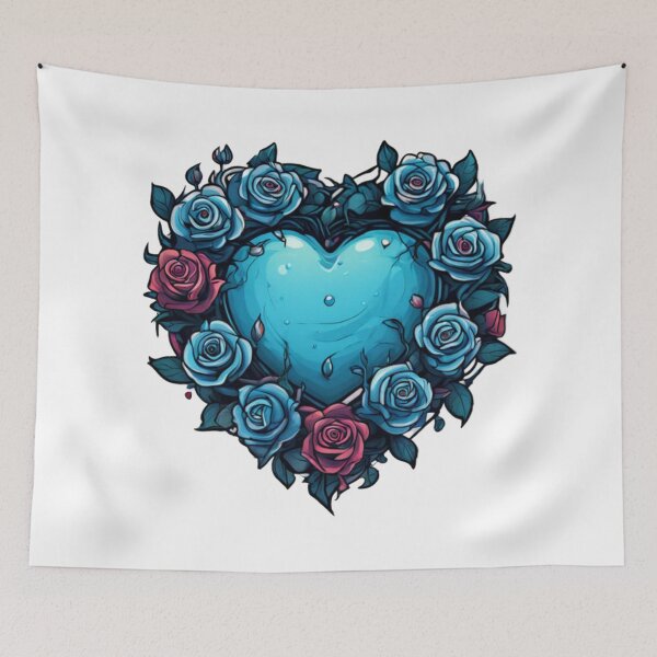 Item preview, Heart and Flowers designed and sold by Planetporridge.