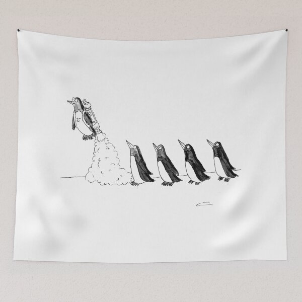Item preview, Penguin Takes Flight designed and sold by elliottchrist.