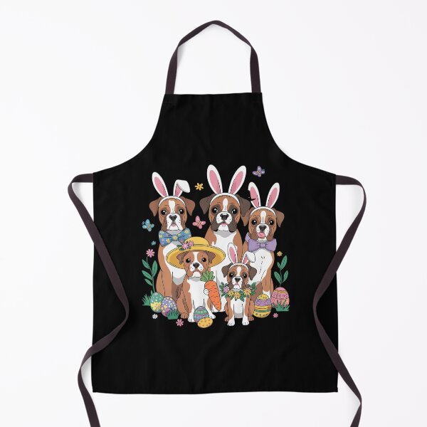 Item preview, Easter Boxer Bunnies Floral Boxer Dogs Easter Day  designed and sold by MathisBellanger.