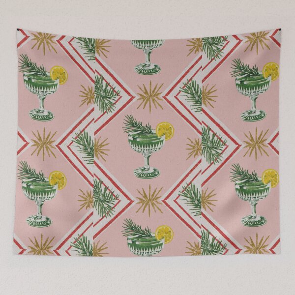 Item preview, Vintage mid century modern festive drink designed and sold by MendaciousMina.