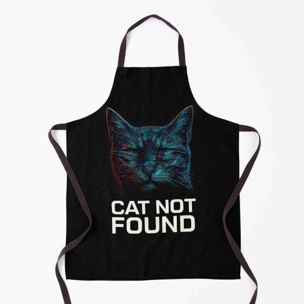 Item preview, CAT NOT FOUND - Glitch Cat Portrait designed and sold by MKreative Studio.