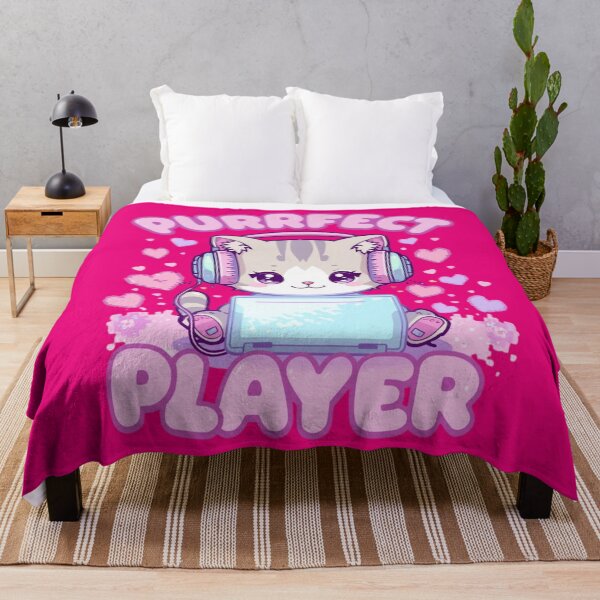 Item preview, PURRFECT PLAYER CUTE CAT PLAYING GAMES GAMING CAT designed and sold by HoneyBlizz.
