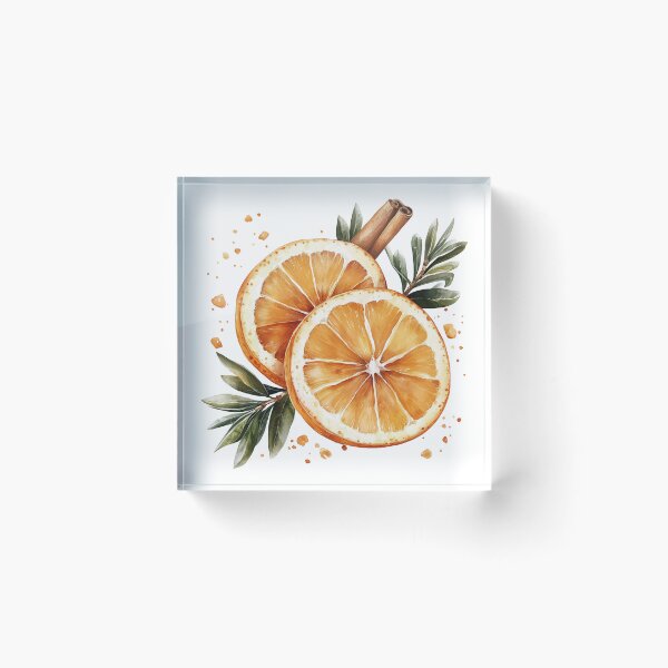 Item preview, Slices of oranges and cinnamon stick designed and sold by MendaciousMina.