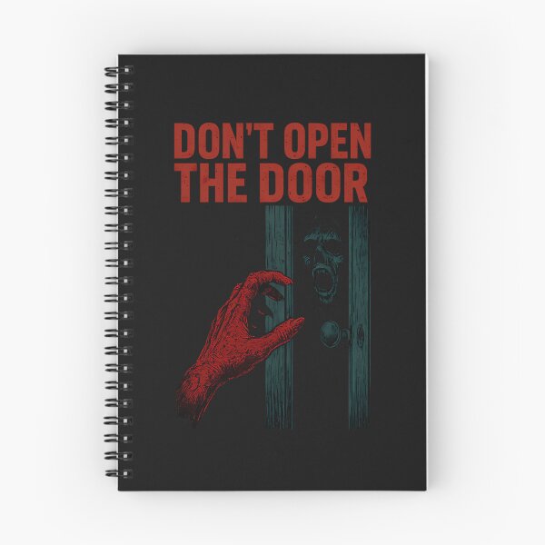Item preview, Dont Open The Door  Retro Horror Poster  Vintage Scary Art - Copy designed and sold by DanelOlievo.