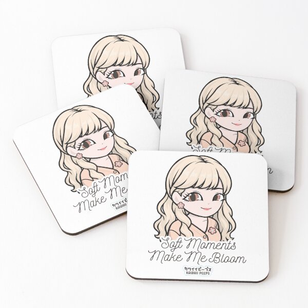 Item preview, Pastel Power Crew Soft Girl Aesthetic Calm Kawaii Design – Soft Moments Make Me Bloom designed and sold by P-L-Sardines.