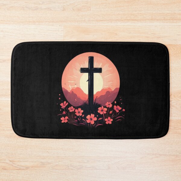 Item preview, Cross with flowers designed and sold by Planetporridge.
