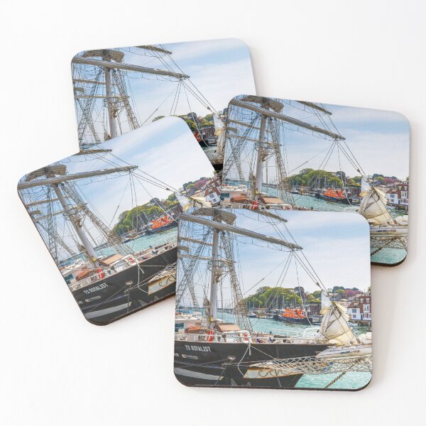 Item preview, TS Royalist, Docked Sailing Ship in Weymouth Harbour designed and sold by Paul Thompson Photography.