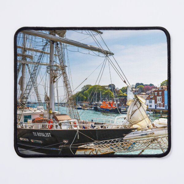 Item preview, TS Royalist, Docked Sailing Ship in Weymouth Harbour designed and sold by Paul Thompson Photography.
