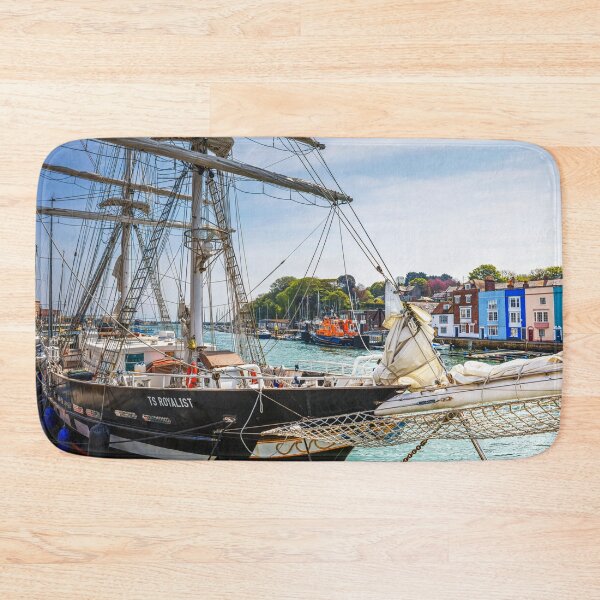 Item preview, TS Royalist, Docked Sailing Ship in Weymouth Harbour designed and sold by Paul Thompson Photography.