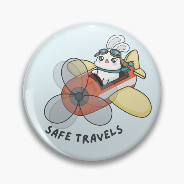 Item preview, Safe travels bunny designed and sold by Llimoneta.