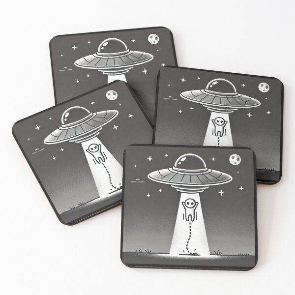 Item preview, Cute UFO Alien designed and sold by Planetporridge.