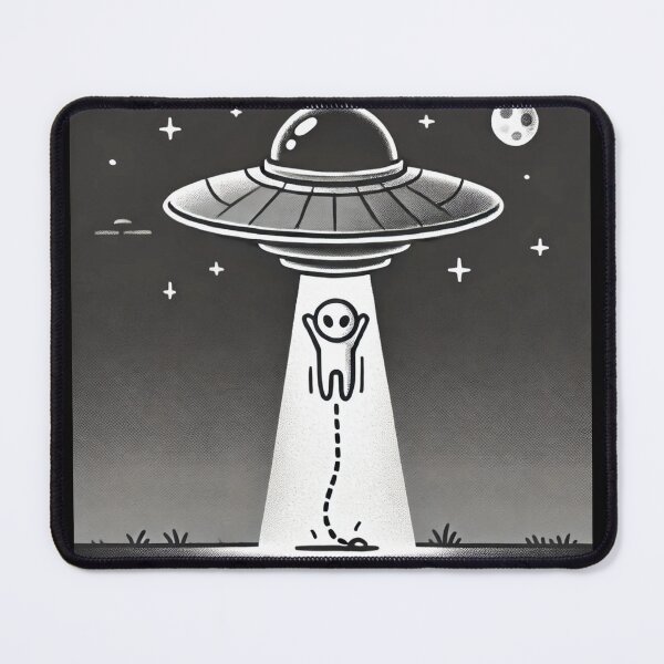 Item preview, Cute UFO Alien designed and sold by Planetporridge.