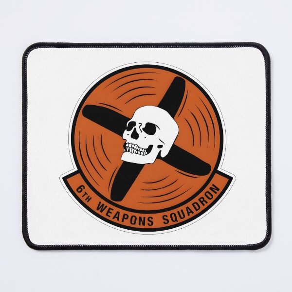 Item preview, 6th Weapons Squadron - Prop Skull Patch designed and sold by CharlieDesings.