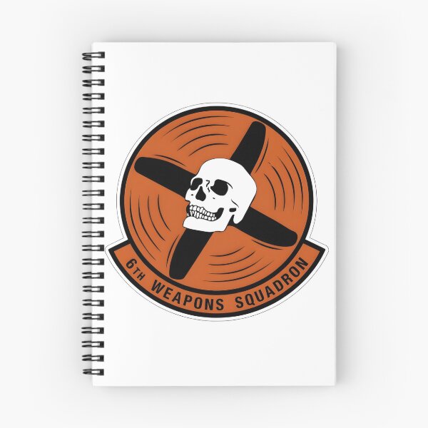 Item preview, 6th Weapons Squadron - Prop Skull Patch designed and sold by CharlieDesings.