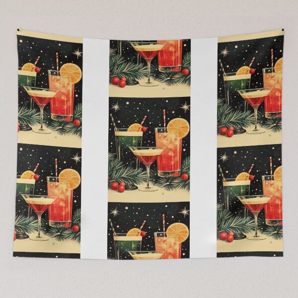 Item preview, Vintage mid century modern festive drinks designed and sold by MendaciousMina.