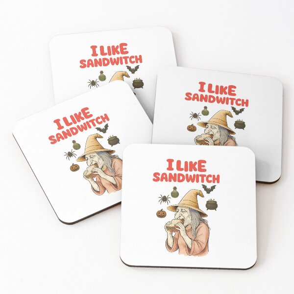 Item preview, Sandwitch – Funny Halloween Witch Snack Design designed and sold by denip.