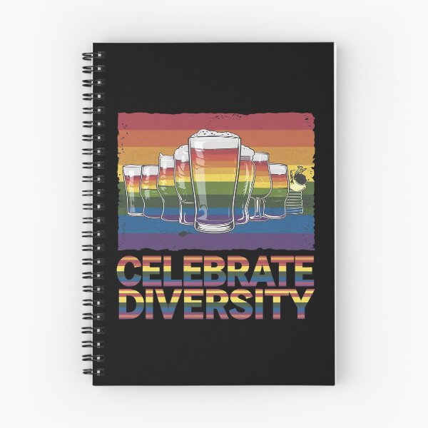 Item preview, Celebrate Diversity Beer Drinking LGBT Beer Gay Pride Month  designed and sold by lilLilaBatArt.