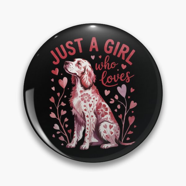 Item preview, English Setter Just A Girl Who Loves Dog Flower Women Floral5  designed and sold by MicanCuteStore.