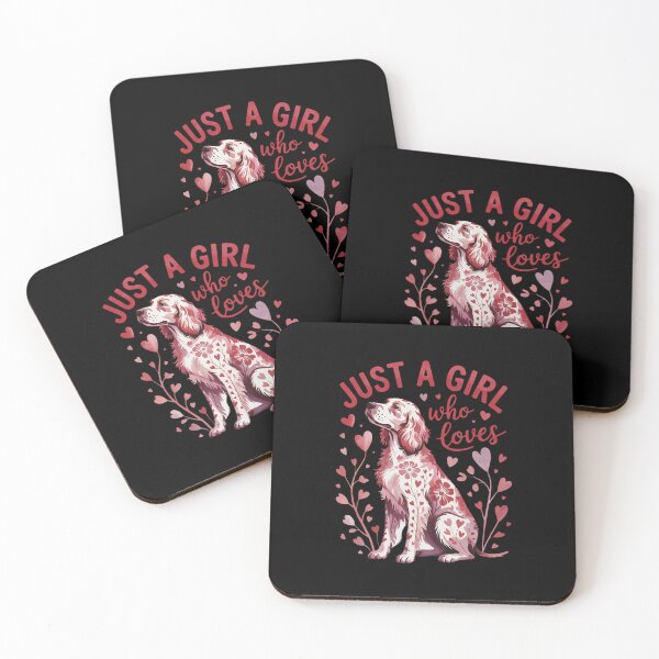 Item preview, English Setter Just A Girl Who Loves Dog Flower Women Floral5  designed and sold by MicanCuteStore.