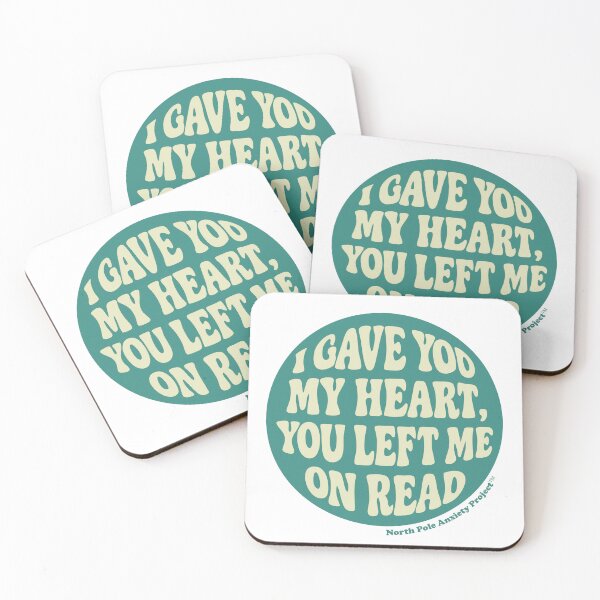 Item preview, I Gave You My Heart, You Left Me On Read – Retro Heartbreak Sticker designed and sold by Tattee.