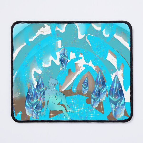 Item preview, Guardian of the Crystal Cave - Blue Winter Fantasy & Meditation Art designed and sold by Chic6395Saby.