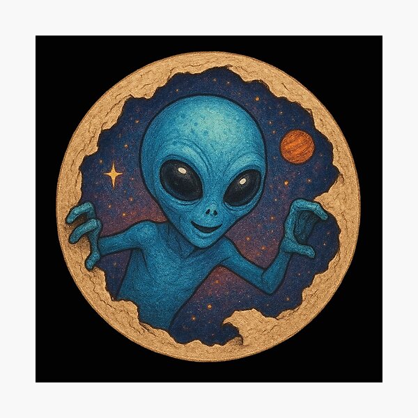 Item preview, Blue Alien designed and sold by Planetporridge.