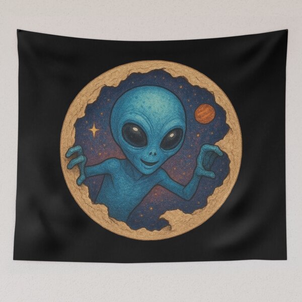 Item preview, Blue Alien designed and sold by Planetporridge.