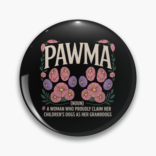 Item preview, Floral Art Pawma Noun Definition Mama Grandma Dog Lovers  designed and sold by MathisBellanger.