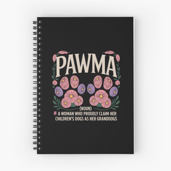 Item preview, Floral Art Pawma Noun Definition Mama Grandma Dog Lovers  designed and sold by MathisBellanger.