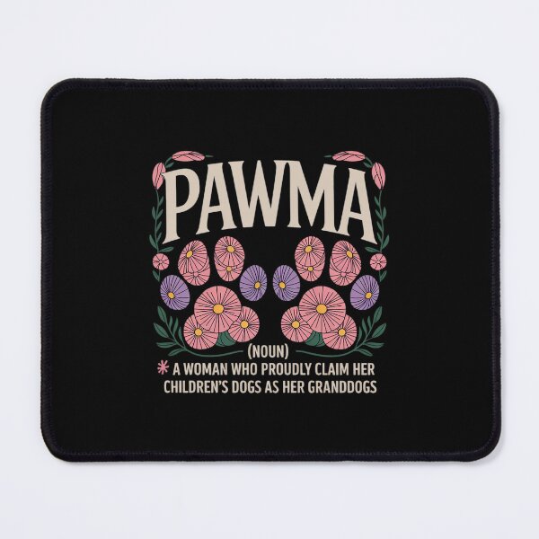 Item preview, Floral Art Pawma Noun Definition Mama Grandma Dog Lovers designed and sold by MathisBellanger.